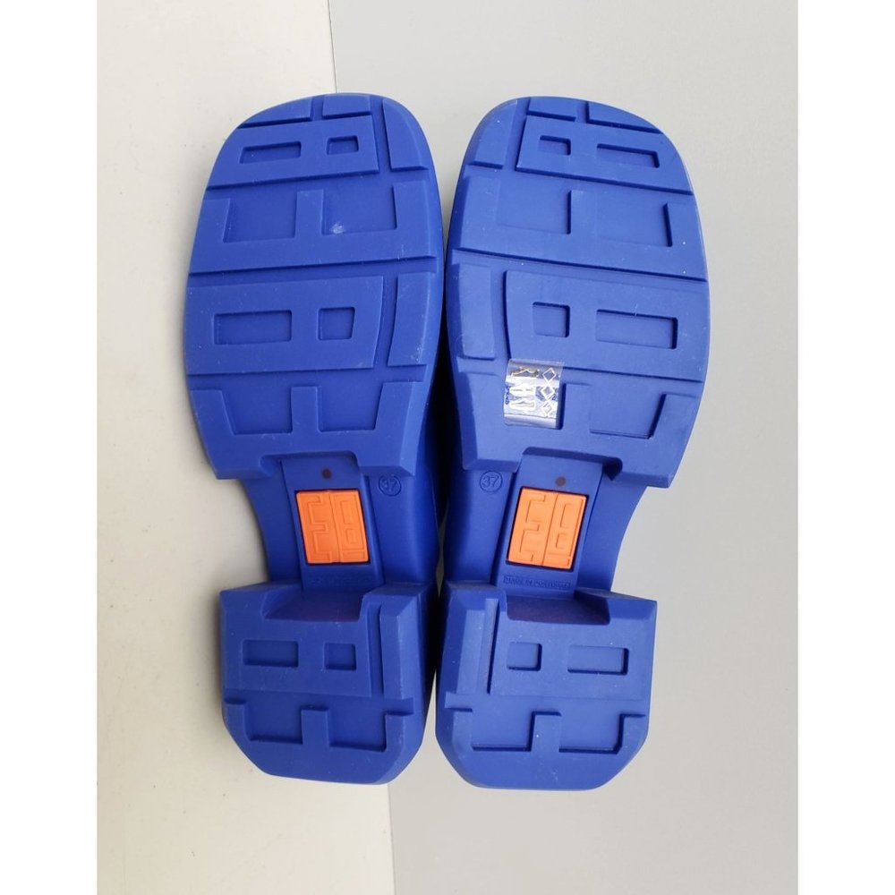 E8 By Miista Blissa Mule Heels in Blue - Picture 5 of 5